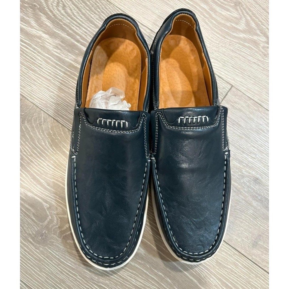 Men's Casual Loafers Moccasins Slip on Shoes Blue MENS US Size 10.5